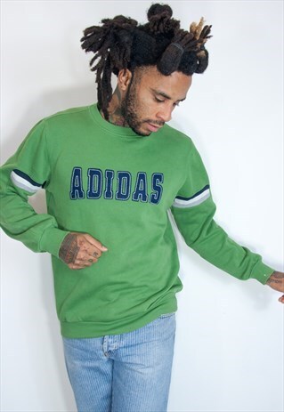 EMBROIDED ADIDAS SWEATSHIRT