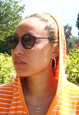 BROWN LENS TORTOISE SHELL FRAME SUNGLASSES