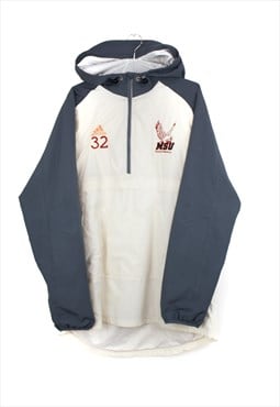 Vintage Adidas MSU Football Jacket in White L