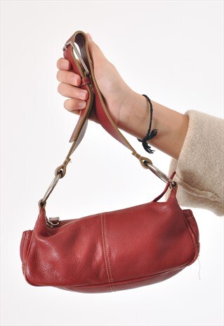 VINTAGE 90'S REAL LEATHER MINI BAG