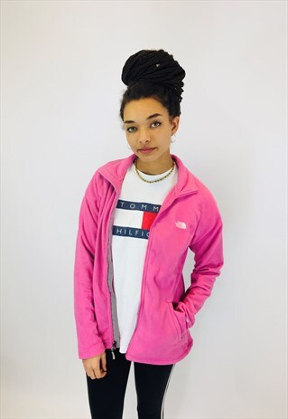 NORTH FACE PINK TEDDY BEAR FLEECE
