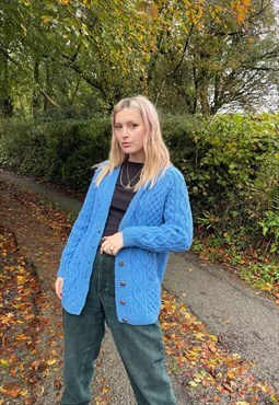 Vintage 70s Cottage Core Hand Knitted Cardigan