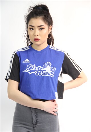 VINTAGE ADIDAS CROPPED TSHIRT