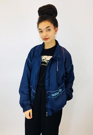 VINTAGE ADIDAS TREFOIL ORIGINALS 80S EMBROIDERED JACKET