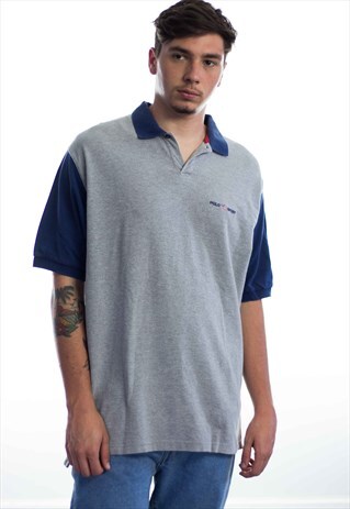 VINTAGE POLO RALPH LAUREN LOGO SHIRT 90S XL 11.4