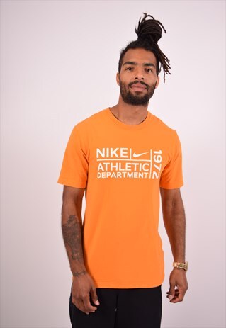 VINTAGE NIKE T-SHIRT TOP ORANGE