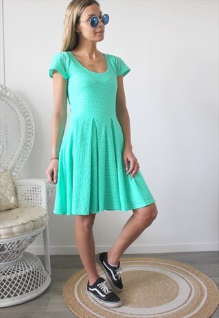 VINTAGE DRESS PRINT SIZE S/M
