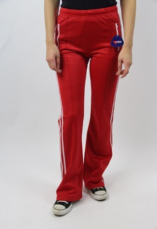 VINTAGE RED TRACKSUIT BOTTOMS