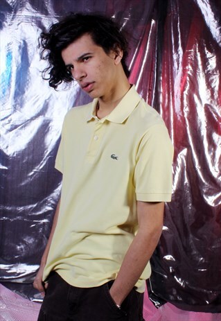 VINTAGE LACOSTE YELLOW POLO SHIRT