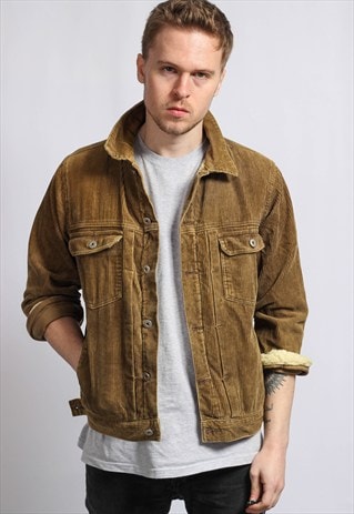 VINTAGE CORDUROY SHERPA JACKET