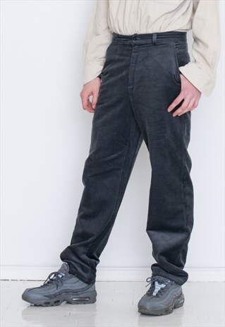 VINTAGE CORDUROY GREY RETRO JEANS