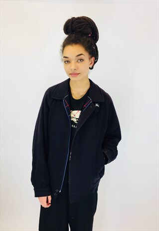 VINTAGE BURBERRY WOOL NOVA HARRINGTON