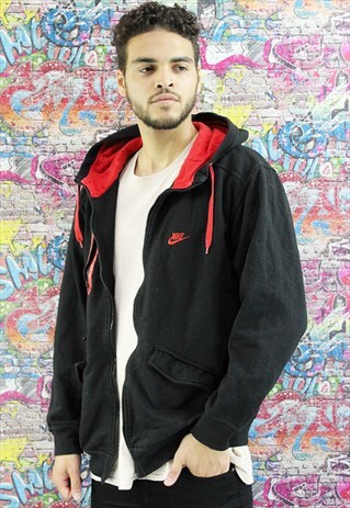 VINTAGE NIKE HOODIE/HOODED SWEATSHIRT. BRANDED SPORTSWEAR.