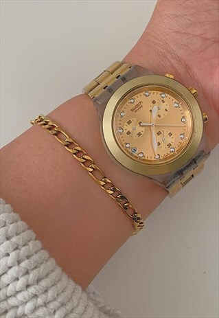 MOZART. GOLD FIGARO DAINTY CHAIN BRACELET