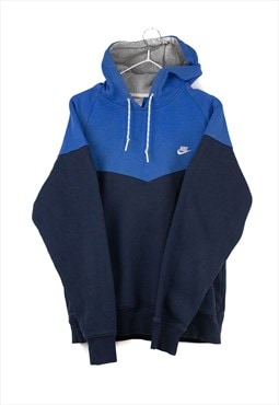 Vintage Nike Hoodie in Blue S