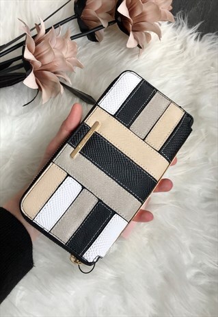 BLACK & BEIGE PURSE
