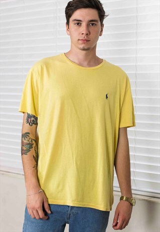 VINTAGE RALPH LAUREN T-SHIRT LOGO 90S X 6.4