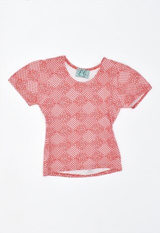 VINTAGE 90'S T-SHIRT TOP RED