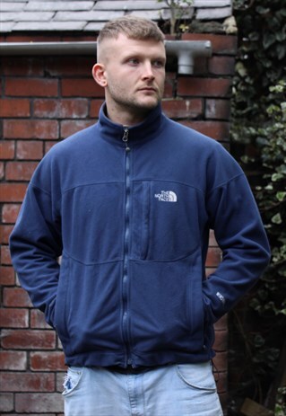 VINTAGE BLUE NORTH FACE FLEECE LARGE