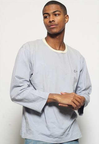 VINTAGE NIKE LONG SLEEVE T-SHIRT BLUE