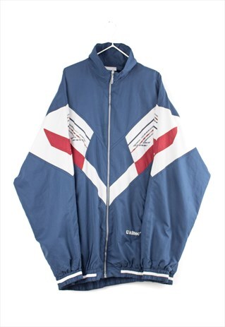 VINTAGE KILLTEC TRACK JACKET IN BLUE XL
