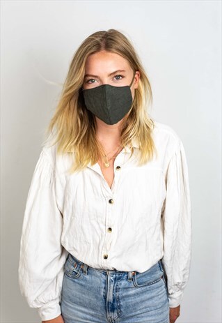 REUSABLE LINEN FACE COVERING BY FACEMASKS.AMSTERDAM