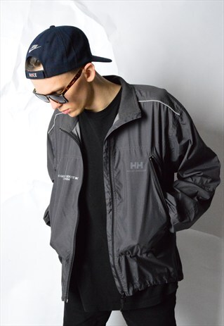 HELLY HANSEN GREY LIGHTWEIGHT WINDBREAKER JACKET