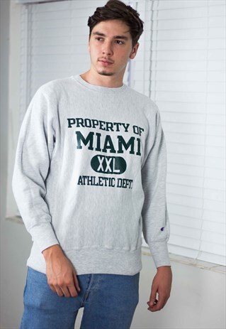 VINTAGE CHAMPION REVERSE WEAVE SWEATSHIRT LOGO 90S L 22