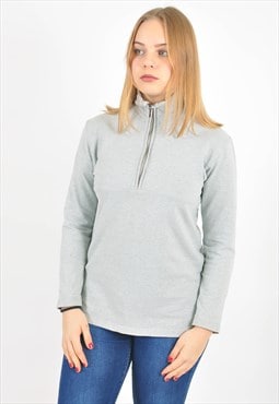Vintage 1/4 zip jumper in grey