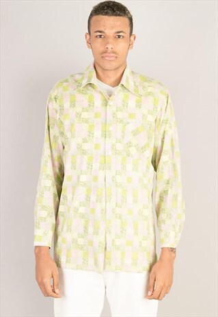 VINTAGE PATTERN SHIRT PTS430