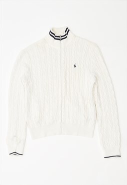 Vintage Ralph Lauren Cardigan Sweater White