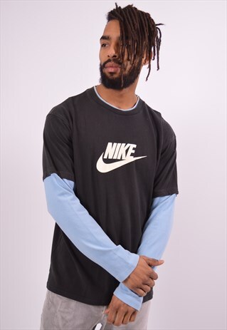 VINTAGE NIKE TOP LONG SLEEVE BLACK