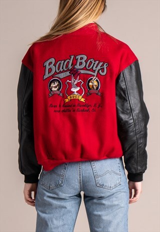 VINTAGE LOONEY TUNES ORIGINAL BOMBER JACKET