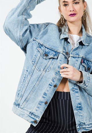VINTAGE 80S ORIGINAL LEVI'S DENIM JACKET / 4315