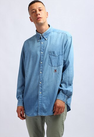 VINTAGE TOMMY HILFIGER DENIM SHIRT