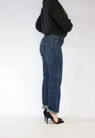 RETRO LEVI'S 514 STRAIGHT BOYFRIEND JEANS