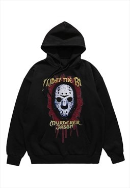 Gothic hoodie horror pullover Jason Friday the 13th jumper