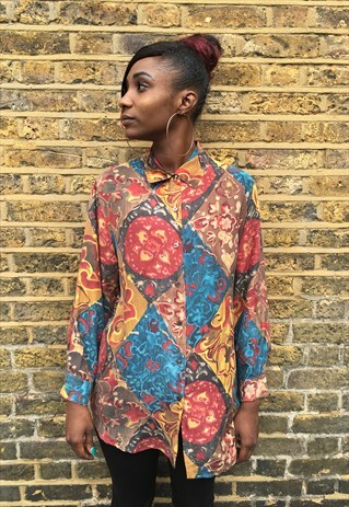 1980'S SILK BLOUSE