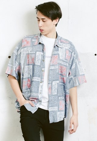 VINTAGE 90S PATTERNED SHIRT