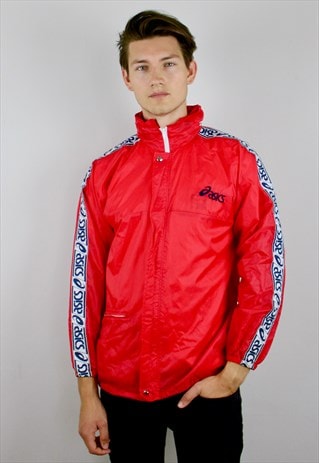 VINTAGE 90S ASICS WINDBREAKER JACKET