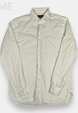 Polo Ralph Lauren white button up shirt neck 15 1/2, 34-35