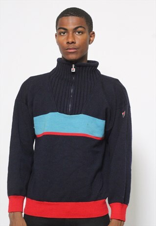 VINTAGE FILA 1/4 ZIP SWEATSHIRT
