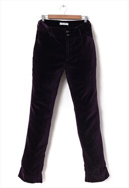 Vintage DOLCE & GABBANA Velour Pants Purple
