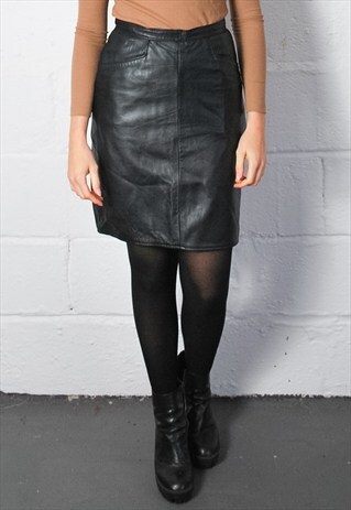 VINTAGE LEATHER SKIRT