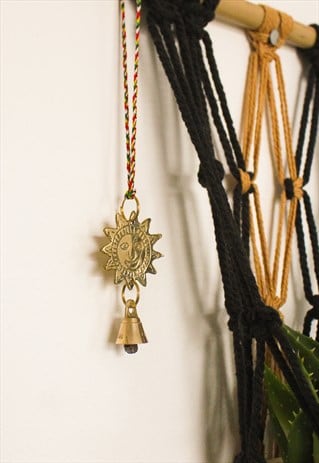 FAIRTRADE RECYCLED BRASS SUN CHIME