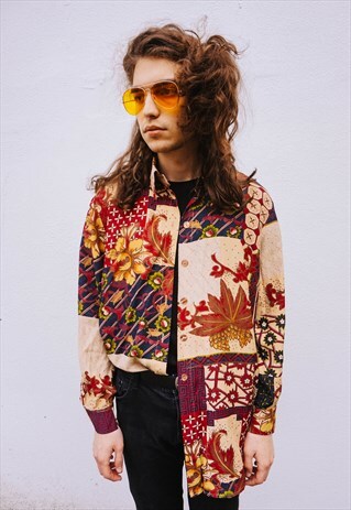 VINTAGE BAROQUE PATTERNED SHIRT
