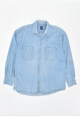Vintage 90's Denim Shirt Blue
