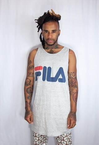GREY FILA VINTAGE VEST