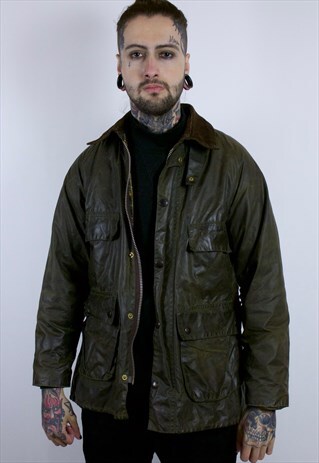 VINTAGE BARBOUR BEDALE WAXED JACKET