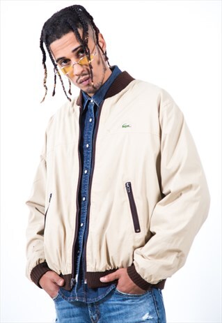 VINTAGE 90S LACOSTE BOMBER JACKET / S3007